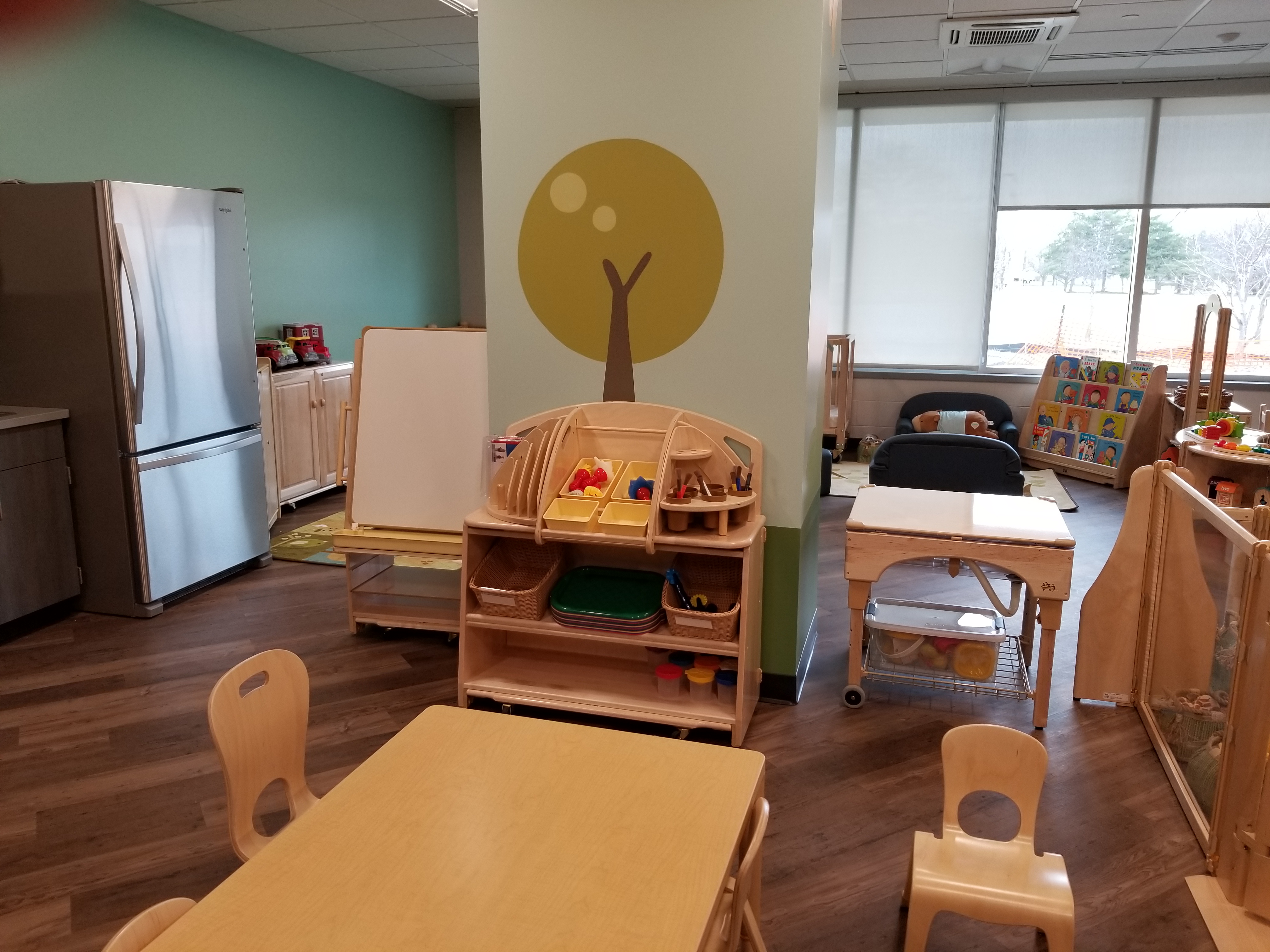 older toddler art area