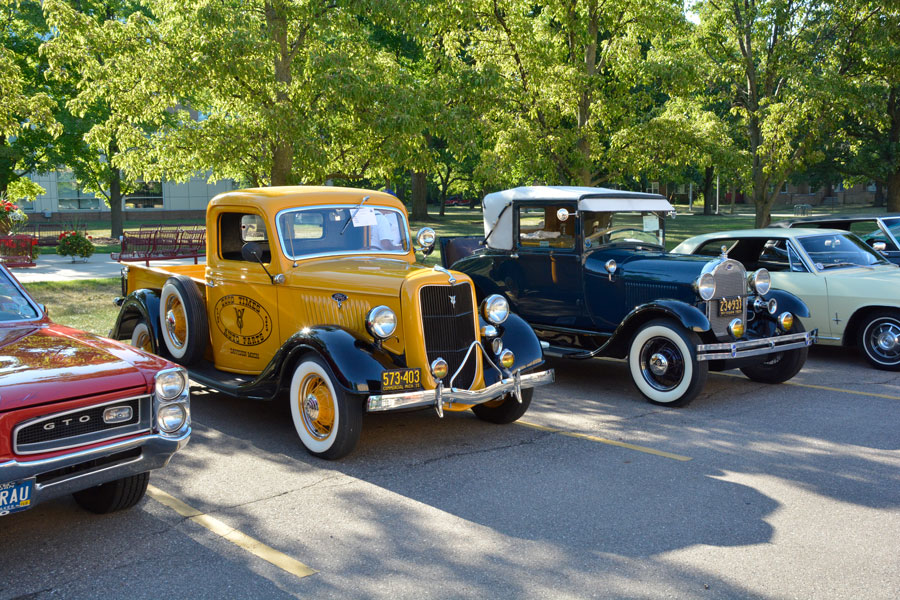 C.S. Mott Statue Unveiling / Car Show