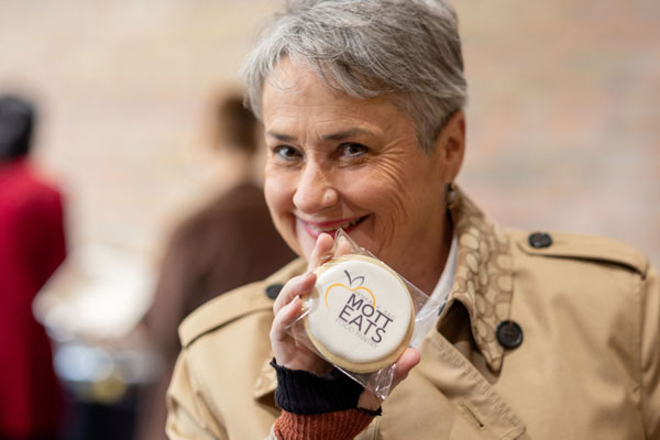 The Dr. Venkat K. Rao Mott Eats Food Pantry Ribbon Cutting Ceremony event photo