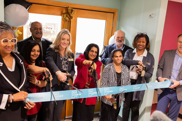 The Dr. Venkat K. Rao Mott Eats Food Pantry Ribbon Cutting Ceremony event photo