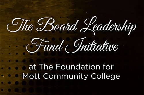 The Board Leadership Fund Iniative at the Foundation for Mott Community College logo