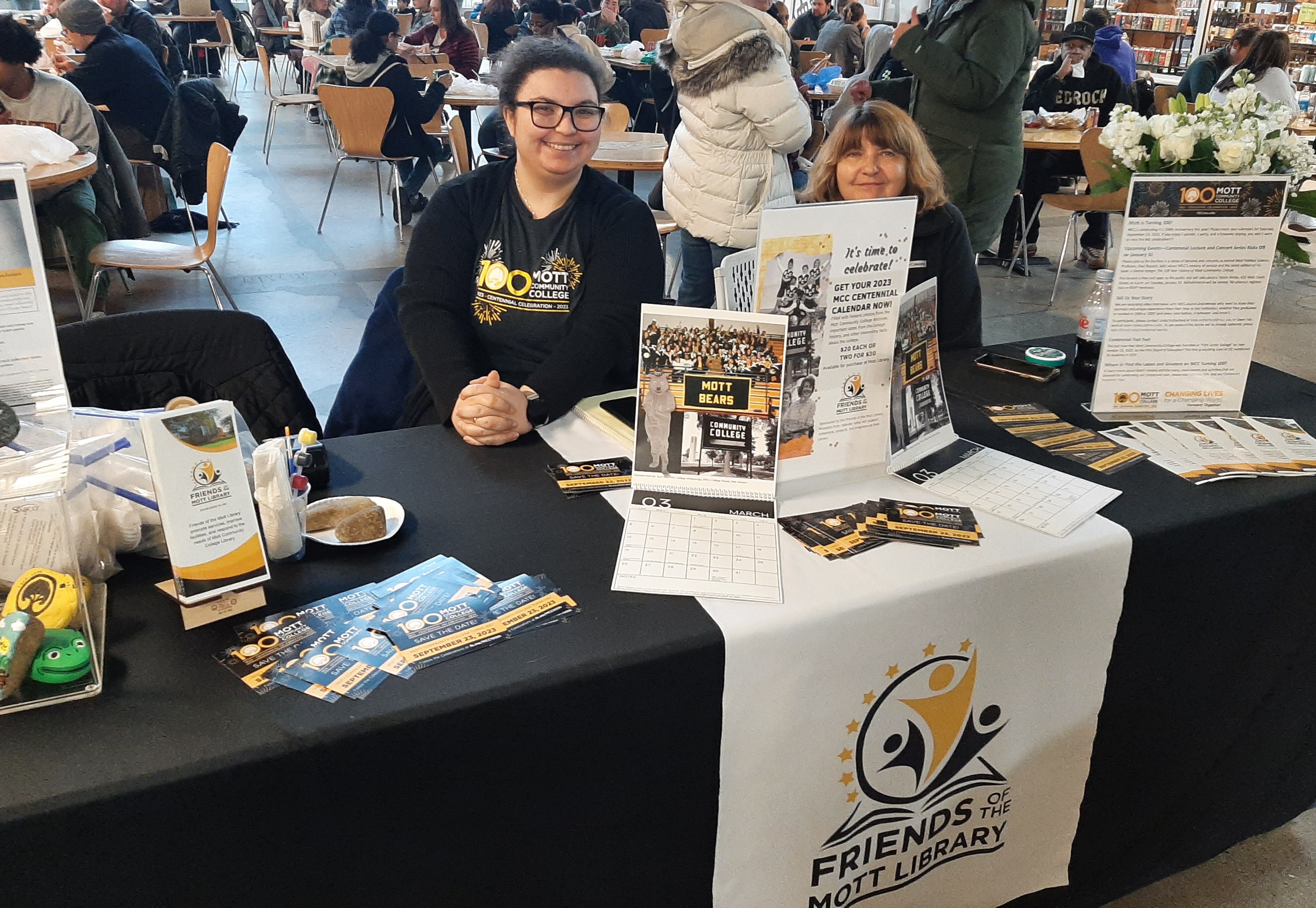 fundraising at the Flint Farmer's Market