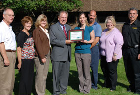 MCC Awarded Fox 66 Green Team Business Award