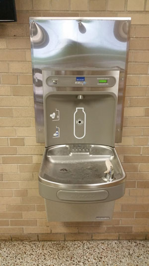 Water Fill Station in Mott Memorial Building