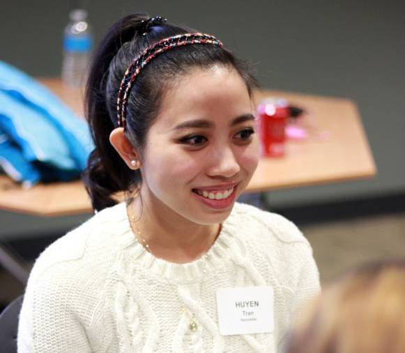 student at event