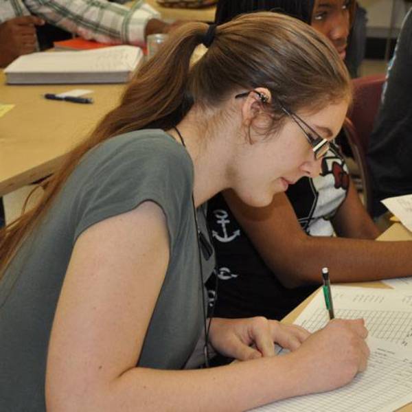 students in class