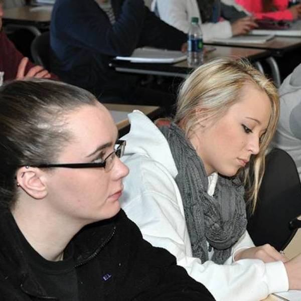 students in class